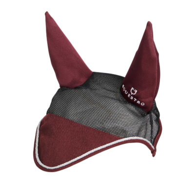 Cuffietta cavallo in cotone e tessuto mesh traforato