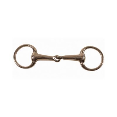 Filetto per pony vuoto ad oliva in acciaio inox