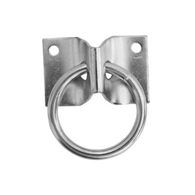 Anello zincato con piastra per box
