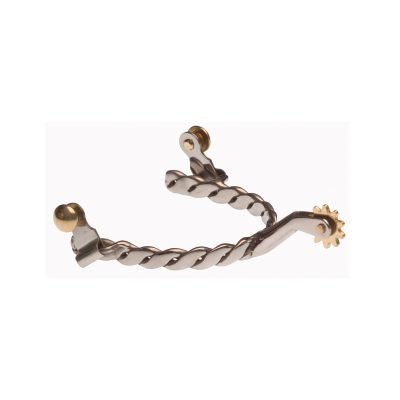 SPERONI WESTERN INOX A TRECCIA