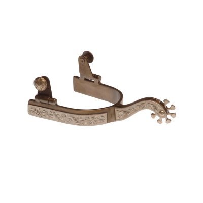SPERONI WESTERN BRUNITI STRETTI CON DECORAZIONI