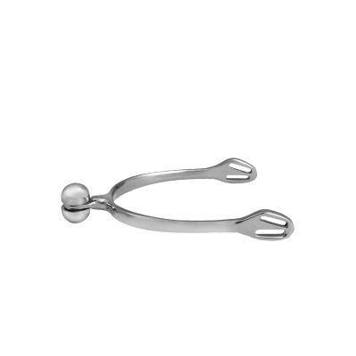 SPERONI INOX UOMO SOFT TOUCH CON MEZZE LUNE ORIZZONTALI GIREVOLI 30MM