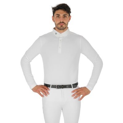 POLO UOMO EQUESTRO MODELLO NESTOR TESSUTO TECNICO
