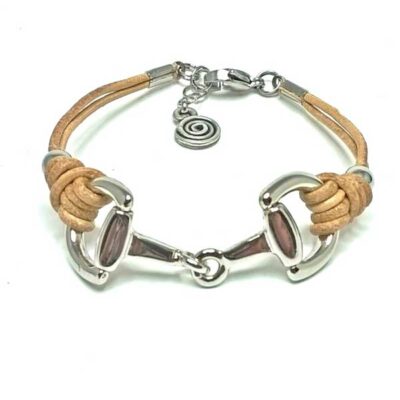 Bracciale BRA287 in filo pelle natural leather