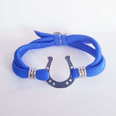 Bracciale BRA338 elastico inserti argentati