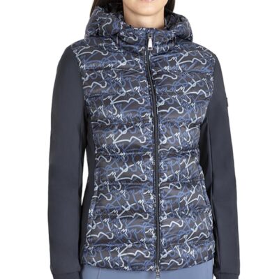 SOFT SHELL equiline BLU ALLOVER DONNA