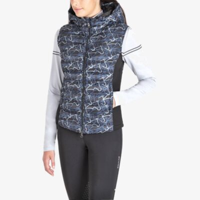 GILET STAMPATO EQUILINE