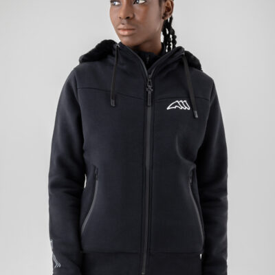 FELPA DONNA FULL ZIP CON CAPPUCCIO EQUILINE