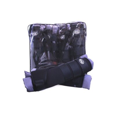 SET 4 STINCHIERE DA TRASPORTO NERE CON CUSCINI  WINNER