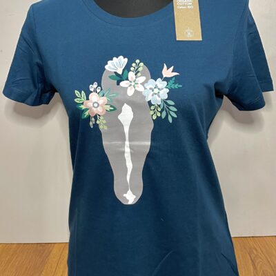 T-SHIRT DONNA PEACOCK BLUE