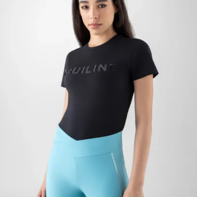 T-shirt GELIG con scritta in strass