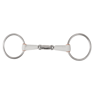 Filetto ad anelli beris, snodo doppio, anello 7,5cm