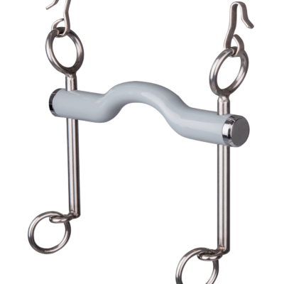 Morso da dressage lungo beris con ponte passalingua